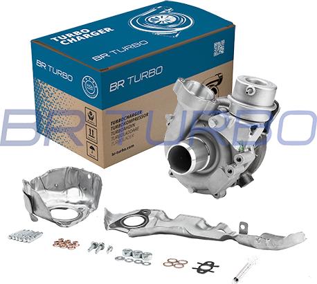 BR Turbo 54389880017RSM - Турбина, компрессор www.autospares.lv