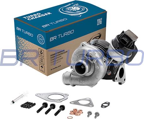 BR Turbo 53039880109RSM - Турбина, компрессор www.autospares.lv