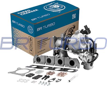 BR Turbo 53039880105RSM - Турбина, компрессор www.autospares.lv