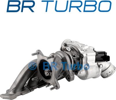 BR Turbo 53039880136RS - Турбина, компрессор www.autospares.lv