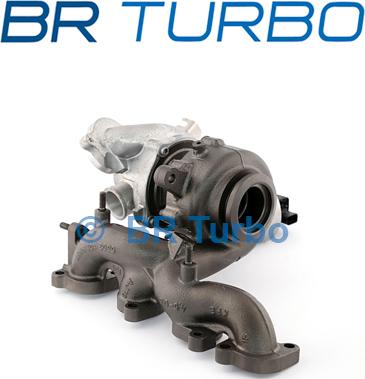 BR Turbo 53039880208RS - Турбина, компрессор www.autospares.lv