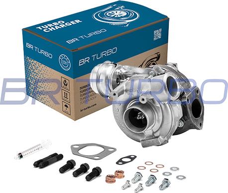 BR Turbo 704361-5001RSM - Турбина, компрессор www.autospares.lv