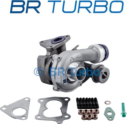 BR Turbo BRT6584 - Турбина, компрессор www.autospares.lv