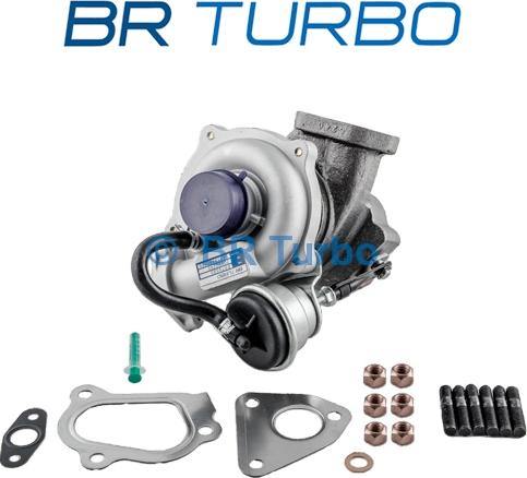 BR Turbo BRT6583 - Турбина, компрессор www.autospares.lv