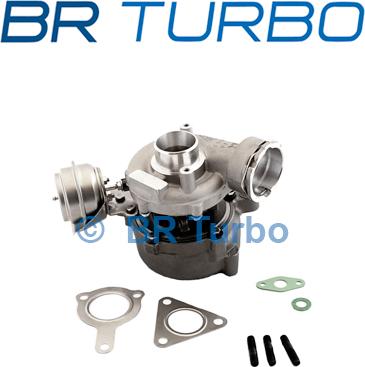 BR Turbo BRT6600 - Турбина, компрессор www.autospares.lv