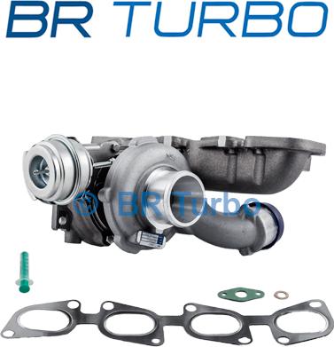 BR Turbo BRT6847 - Турбина, компрессор www.autospares.lv