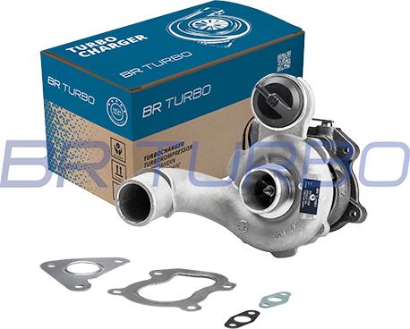 BR Turbo BRTX9768 - Турбина, компрессор www.autospares.lv