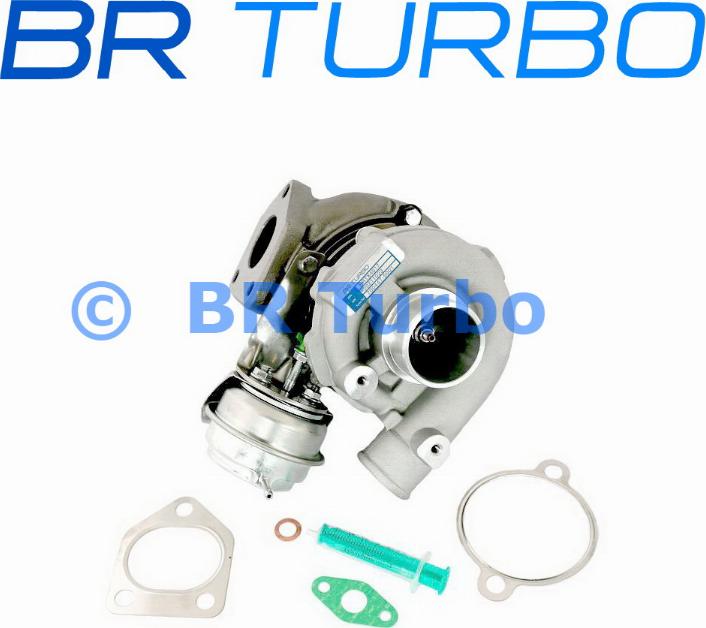 BR Turbo BRTX4017 - Турбина, компрессор www.autospares.lv