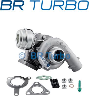 BR Turbo BRTX4039 - Турбина, компрессор www.autospares.lv