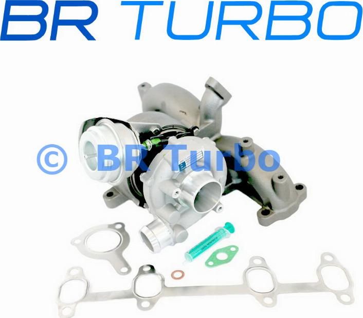 BR Turbo BRTX4031 - Турбина, компрессор www.autospares.lv