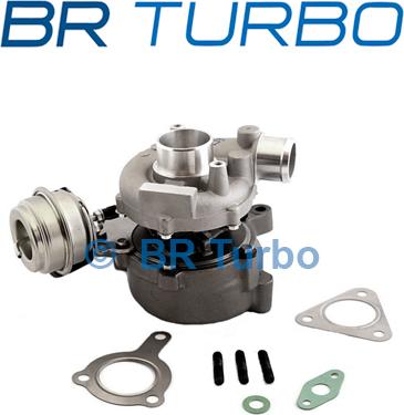 BR Turbo BRTX4033 - Турбина, компрессор www.autospares.lv