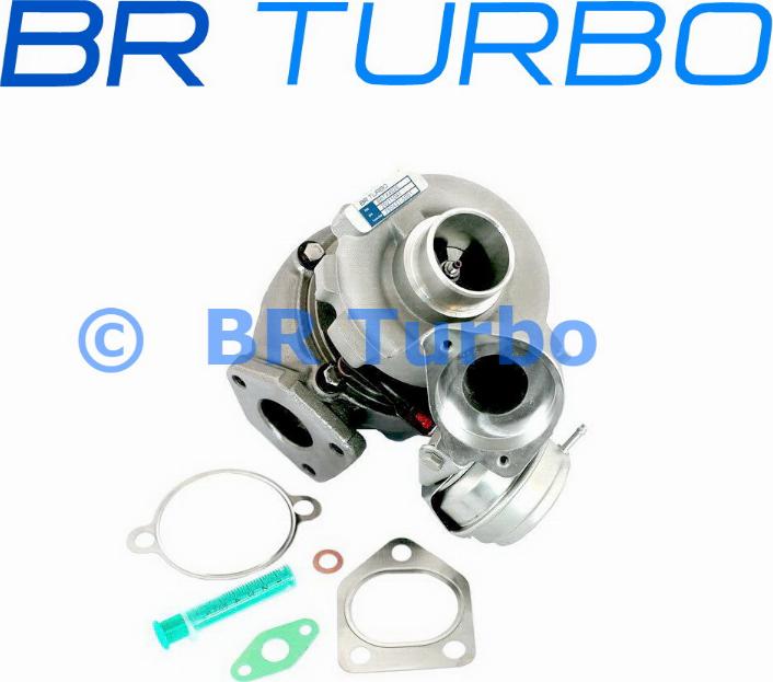 BR Turbo BRTX4026 - Турбина, компрессор www.autospares.lv