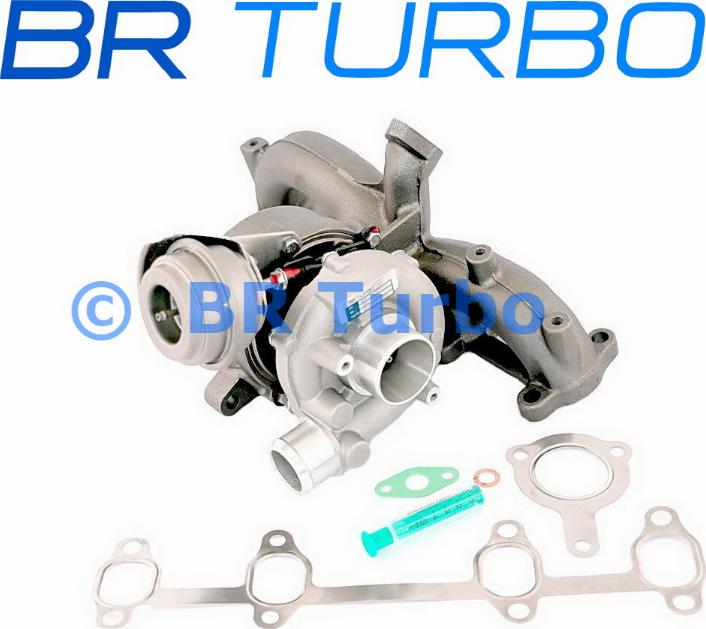 BR Turbo BRTX4027 - Турбина, компрессор www.autospares.lv