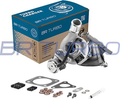 BR Turbo BRTX4383M - Турбина, компрессор www.autospares.lv