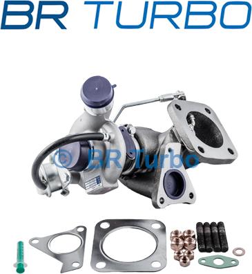 BR Turbo BRTX4383 - Турбина, компрессор www.autospares.lv