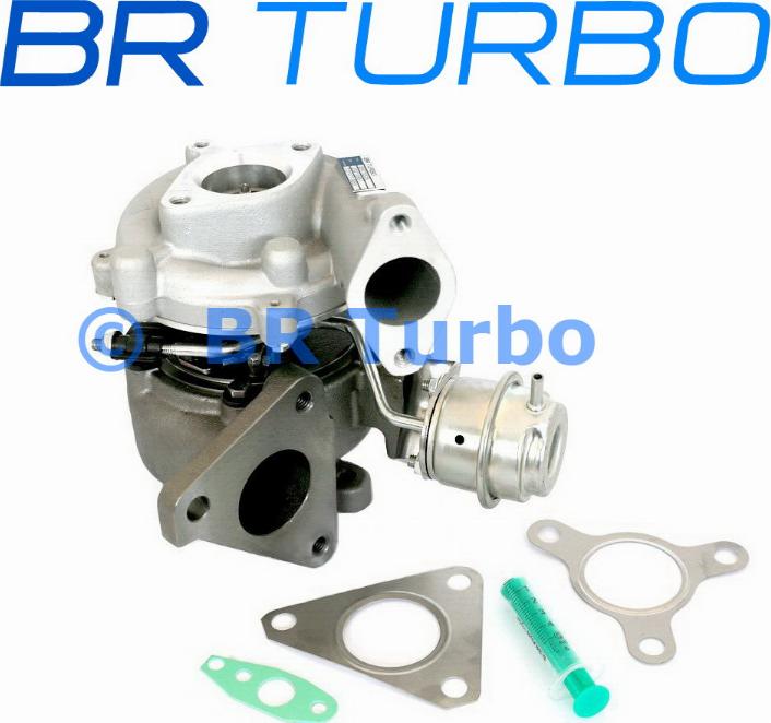 BR Turbo BRTX525 - Турбина, компрессор www.autospares.lv