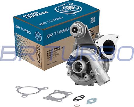 BR Turbo BRTX520 - Турбина, компрессор www.autospares.lv