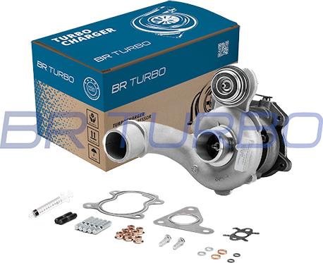 BR Turbo BRTX528M - Турбина, компрессор www.autospares.lv