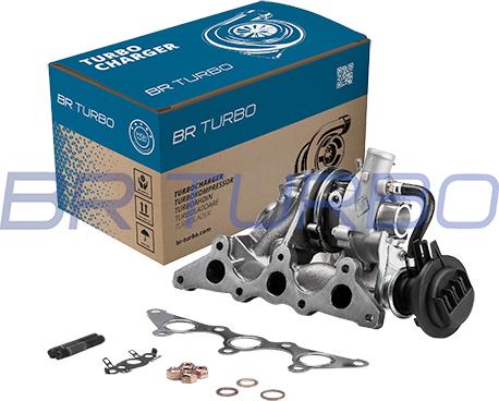 BR Turbo BRTX523 - Турбина, компрессор www.autospares.lv