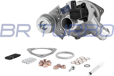 BR Turbo BRTX6858M - Kompresors, Turbopūte www.autospares.lv