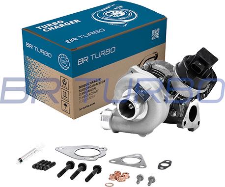 BR Turbo BRTX6369M - Турбина, компрессор www.autospares.lv