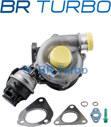 BR Turbo BRTX6369 - Турбина, компрессор www.autospares.lv