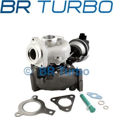 BR Turbo BRTX6370 - Турбина, компрессор www.autospares.lv