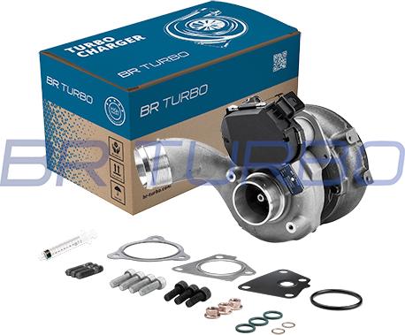 BR Turbo BRTX6371M - Турбина, компрессор www.autospares.lv