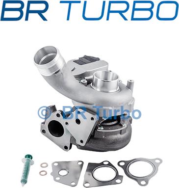 BR Turbo BRTX6371 - Турбина, компрессор www.autospares.lv