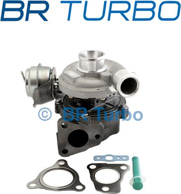 BR Turbo BRTX6372 - Турбина, компрессор www.autospares.lv