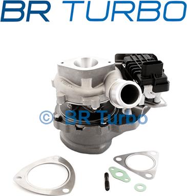 BR Turbo BRTX3558 - Турбина, компрессор www.autospares.lv