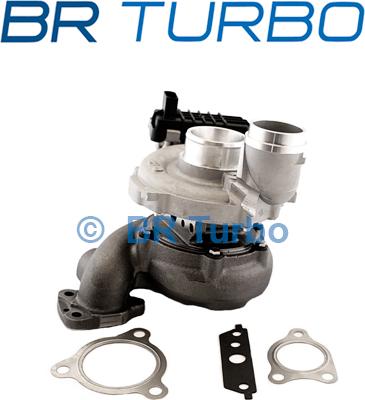 BR Turbo BRTX3557 - Турбина, компрессор www.autospares.lv