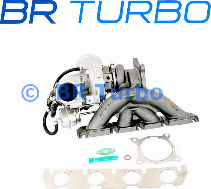 BR Turbo BRTX3561 - Турбина, компрессор www.autospares.lv