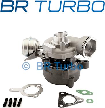 BR Turbo BRTX3663 - Турбина, компрессор www.autospares.lv