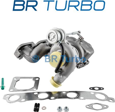 BR Turbo BRTX3093 - Турбина, компрессор www.autospares.lv