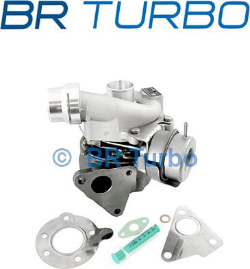 BR Turbo BRTX2817 - Турбина, компрессор www.autospares.lv