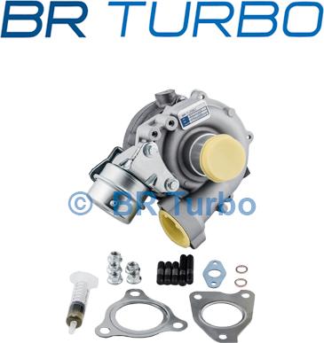 BR Turbo BRTX7549 - Турбина, компрессор www.autospares.lv