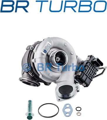 BR Turbo BRTX7552 - Турбина, компрессор www.autospares.lv