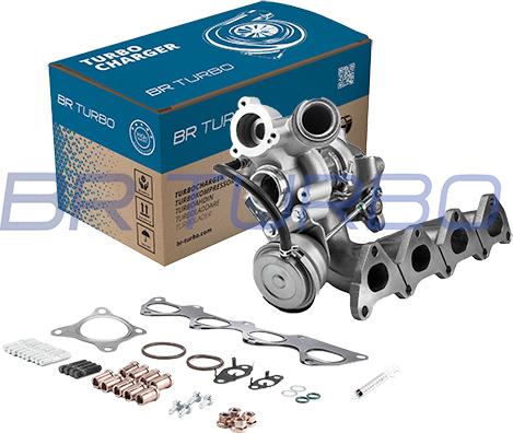 BR Turbo BRTX7511M - Турбина, компрессор www.autospares.lv