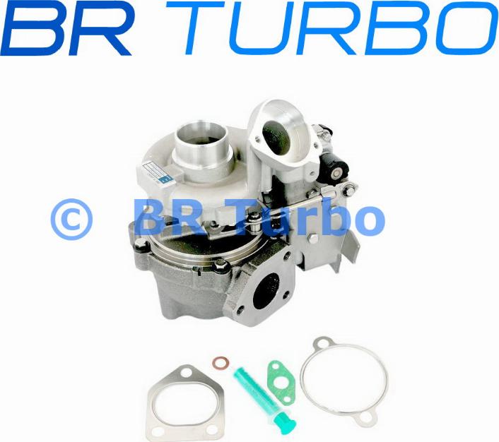 BR Turbo BRTX7521 - Турбина, компрессор www.autospares.lv