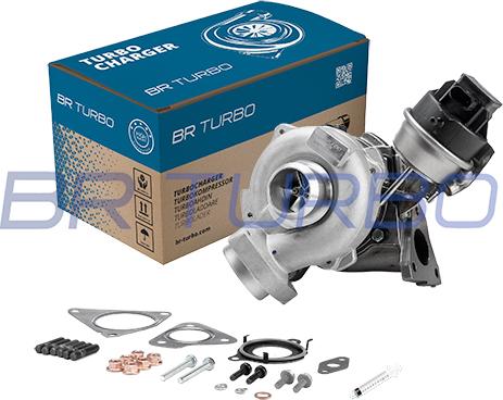 BR Turbo BRTX7528M - Турбина, компрессор www.autospares.lv