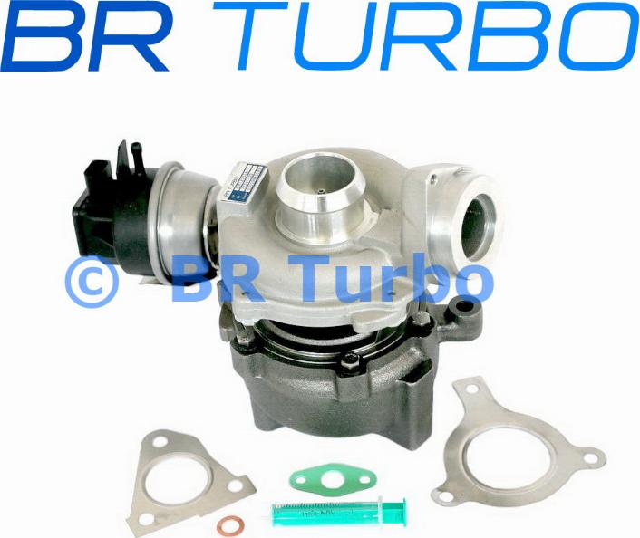 BR Turbo BRTX7528 - Турбина, компрессор www.autospares.lv