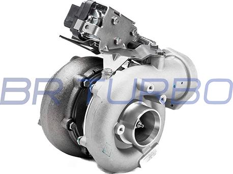 BR Turbo BRTX7523 - Турбина, компрессор www.autospares.lv