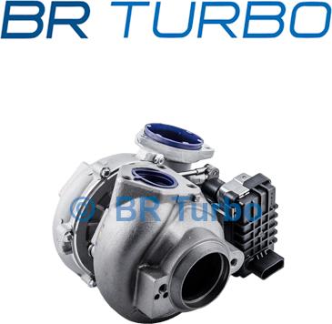 BR Turbo BRTX7523 - Турбина, компрессор www.autospares.lv