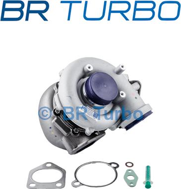 BR Turbo BRTX7523 - Турбина, компрессор www.autospares.lv