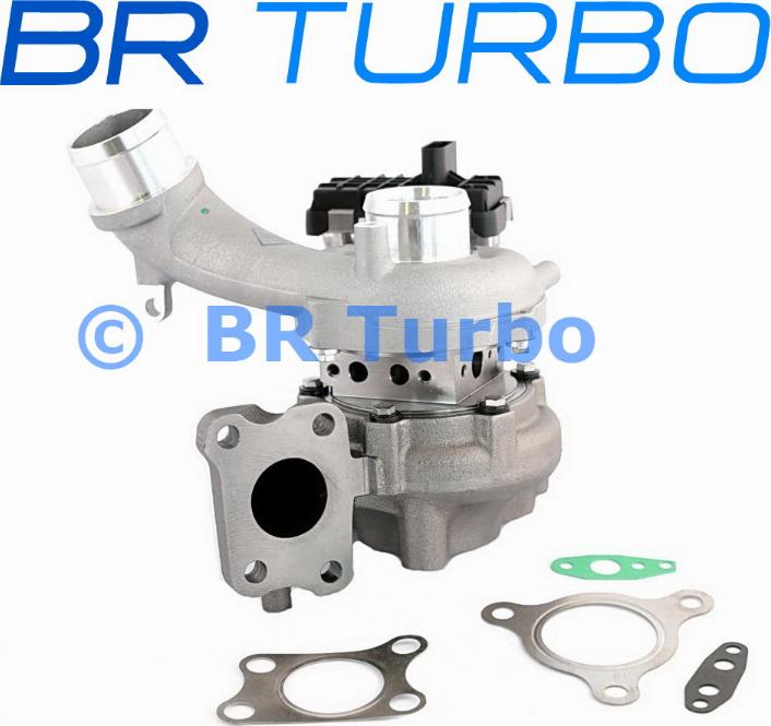 BR Turbo BRTX7019 - Турбина, компрессор www.autospares.lv