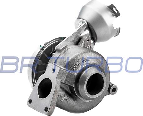 BR Turbo BRTX7037M - Турбина, компрессор www.autospares.lv