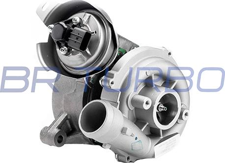 BR Turbo BRTX7037M - Турбина, компрессор www.autospares.lv