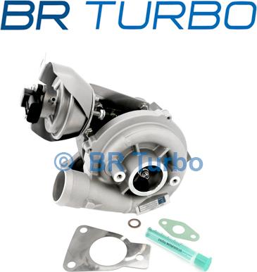 BR Turbo BRTX7037 - Турбина, компрессор www.autospares.lv