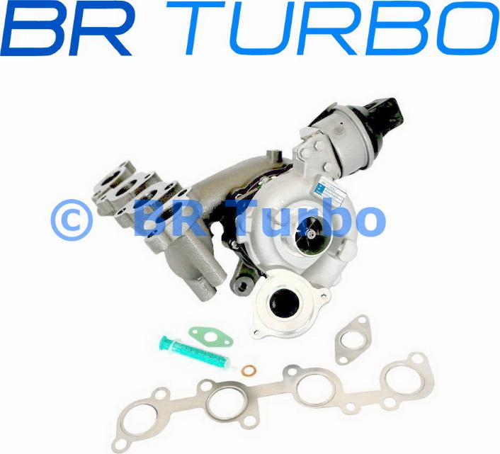 BR Turbo BRTX7326 - Турбина, компрессор www.autospares.lv